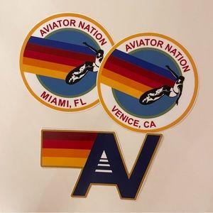 Aviator Nation Set of 3 Decals